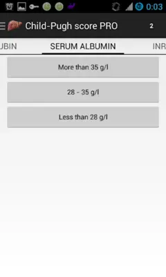 Child-Pugh score android App screenshot 6